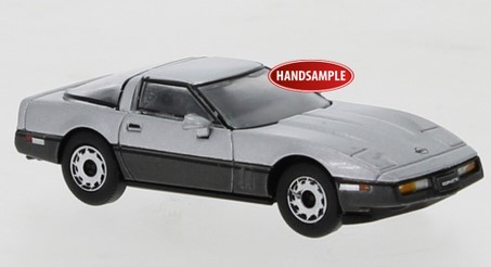 Brekina PCX870318 Chevrolet Corvette C4 Silber Grau 1984 Menzels