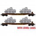 MTL 98302263 UP Flachwagen-Set 2-tlg. mit M3 Lee 