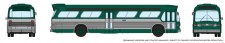 Rapido Trains 573004 GM New Look Bus - New York (Green) 