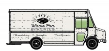 Scene Master 12101 Morgan Olson Route Star Van Magic Pan 