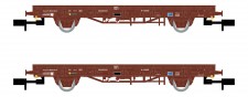 Arnold HN6581 RENFE Flachwagen-Set Ks 2-tlg bel. Ep.4 
