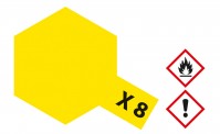 Tamiya 81008 X08 - Zitronen-Gelb glänzend 23 ml 