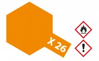 Tamiya 81026 X26 - Klar-Orange glänzend 23 ml 