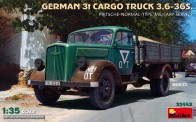 MiniArt 35442 German 3t Cargo Truck 3,6-36S. 
