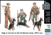 Master Box Ltd. MB35155 Dogs in the service USMC WWII  