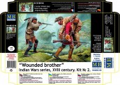 Master Box Ltd. MB35210 Indian Wars series - Wounded brother 