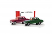 Herpa 013918-002 MiniKit: 2x Wartburg 353´66 rot/grün 