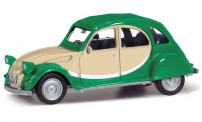 Herpa 020817-007 Citroen 2CV grün/beige 