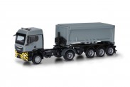 Herpa 318341 MAN TGS TM Abraumcontainer-SZ grau 