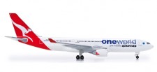 Herpa 518116 Airbus A330-200 Qantas one World 