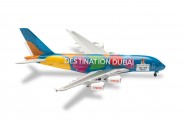 Herpa 536905-001 Airbus A380 Emirates/Destination Dubai 