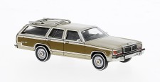 Brekina 19630 Ford LTD Country Squire Woody gold
  