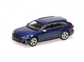 Minichamps 870010011 Audi RS6 Avant (C8) blaumet. 2019 