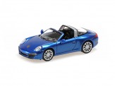 Minichamps 870068042 Porsche 911 Targa (991/2014) blau 