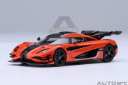 AUTOart 20044 Koenigsegg One : 1 lava orange/carbon 