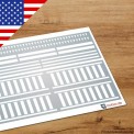 Mobax US-W-04-H0 Linein-Set #2 weiß (USA) 