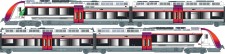 LS Models 10566 SNCF Triebzug Serie AGC 4-tlg Ep.6 AC 