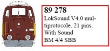 LS Models 89278 LokSound V4.0 für BM 4/4 