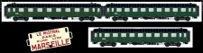 LS Models MW1002-1 SNCF Personenwagen-Set 3-tlg Ep.3b 