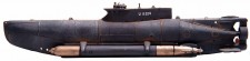 Artitec 387.12 WM Klein-U-Boot Seehund+Torp. 