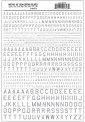 Woodland WMG743 Buchstaben amerikanischer Typ, siilber 