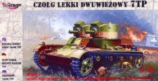 Glow2B 4072602 Leichter Panzer 7 TP mit Zwillingsturm 