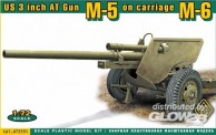 ACE 72531 US 3 inch AT Gun M5 on carriage M6 
