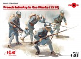 ICM 35696 French Infantry in Gas Masks 1918 