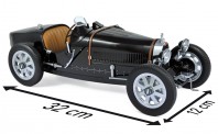 Norev 125701 Bugatti T35 schwarz 1925 