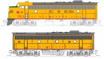 Kato 106-0432 MILW Diesellok-Set FP7A+B Ep.3 