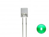 Schönwitz 50871 LED Zylinder 5mm klar echtgrün / puregr 