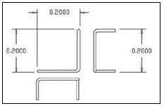 Cal Scale 510 Roof Crnr Grab Irons 12/ 