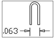 Cal Scale 512 U-Bolt Small 20/ 