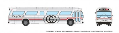 Rapido Trains 753115 New Look Bus (Deluxe) Gray Coach #1410 