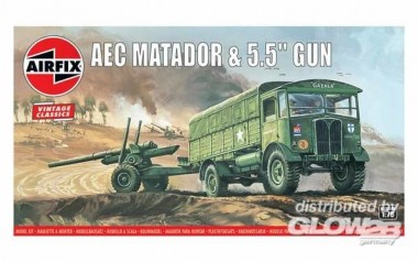 Airfix 01314V AEC Matador & Gun - Vintage Classics 