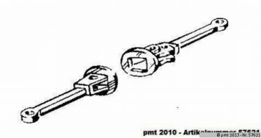 PMT 57621 Mittelpufferkupplung kurz, 5 Paar 