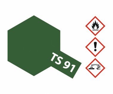 Tamiya 85091 TS91 - Spray dunkelgrün (JGSDF) 100ml 