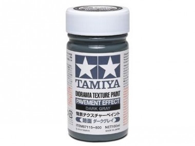 Tamiya 87115 Texturfarbe Asphalteffekt dunkelgrau 
