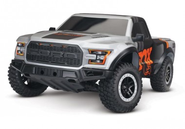 TRAXXAS TRX58094-8FOX SLVR Ford F-150 Raptor FOX 1/10 2WD Pic 