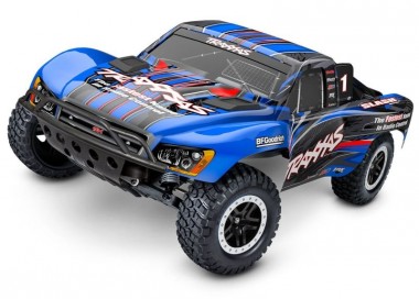 TRAXXAS TRX58134-4BLUE Slash 1/10 2WD Short-CourseTruck blau R 