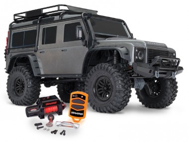 TRAXXAS TRX82056-84SLVR TRX-4 LR Defender silber 1/10 Crawler R 