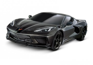 TRAXXAS TRX93054-4BLK SLVR 4Tec 3.0 Corvette C8 schwarz 1/9 S 