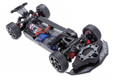 TRAXXAS TRX93054-4BLK SLVR 4Tec 3.0 Corvette C8 schwarz 1/9 S 