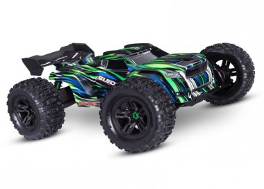 TRAXXAS TRX95096-4-GRN SLEDGE 4x4 belted grün 1/8 Monster-Truc 