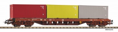 Piko 24539 SNCB Containertragwagen m. 3 Cont. Ep.5  