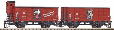 Piko 47032 DR FIT gedeckte Güterwagen-Set Ep.3 