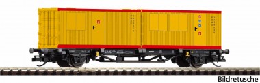 Piko 47729 PIKO Rail Serv Containertrgw. 2x20' Ep.6 