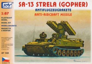 SDV model 87143 Flugabwehrsystem SA-13 Strela 