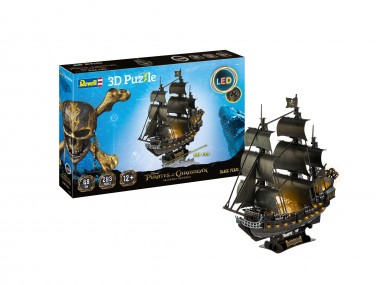 Revell 00155 3D Puzzle LED Edition - Black Pearl   