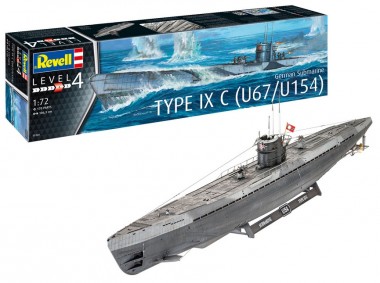 Revell 05166 German Submarine Type IX C U67/U154 